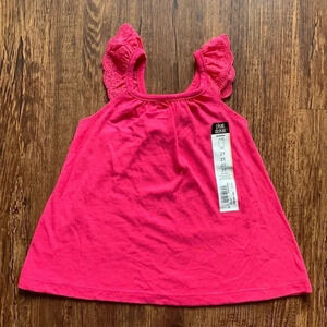 Okie Dokie Toddler Girls Tank Top 2T Fiesta Pink